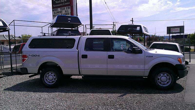 Century Ultra with side doors on 2014 F-150 in Spokane, Washington