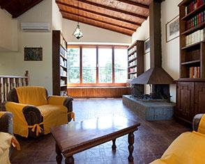 Gli interni della Villa