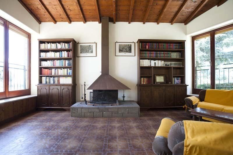 sala con camino