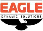 The logo for eagle dynamic solutions has an eagle on it.