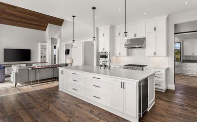 White Kitchen — St. Pekin, IL — Bayview Exteriors White Kitchen — St. Pekin, IL — Bayview Exteriors