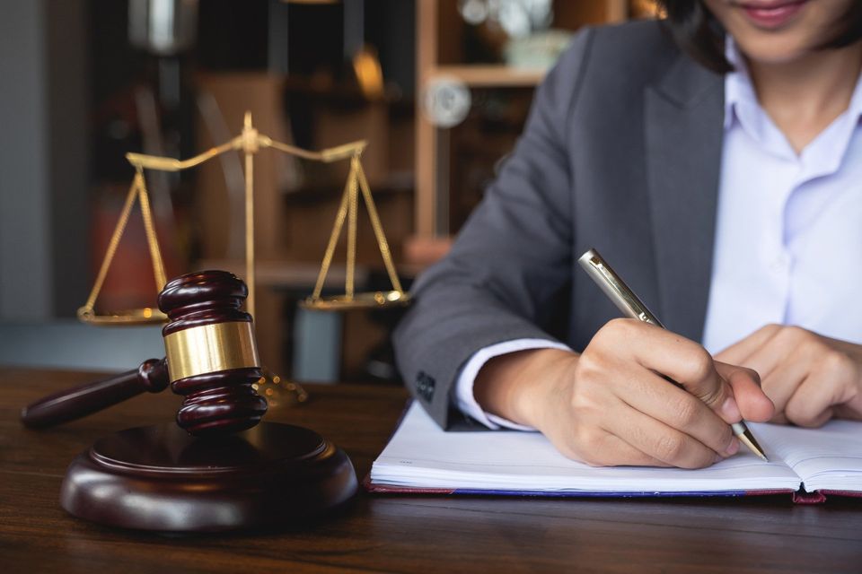Judge Gavel with Justice Lawyers — Greenville, SC — McMaster Law Firm LLC