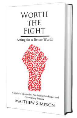 A book titled worth the fight by matthew simpson
