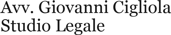AVV. GIOVANNI CIGLIOLA STUDIO LEGALE - LOGO
