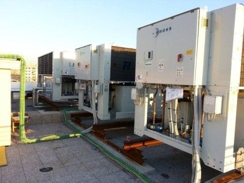 unità esterna impianto industriale