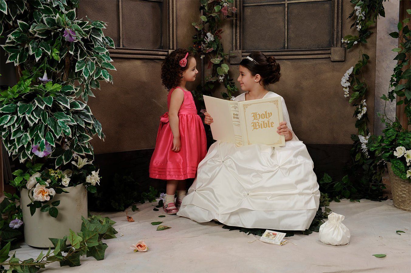 girl at communion