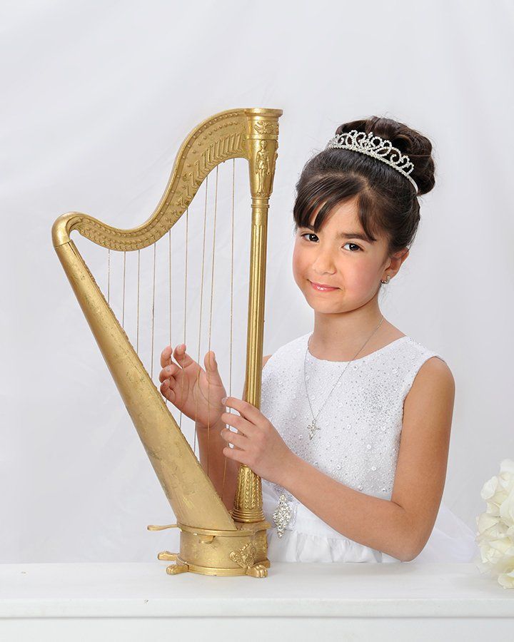 girl at communion