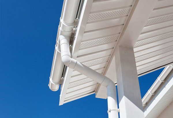 White Gutter of a House — Newark, OH — All American Weatherseal