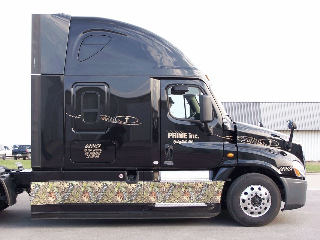 Black Prime Truck — Springfield, MO — Stripes and Stuff Graphics