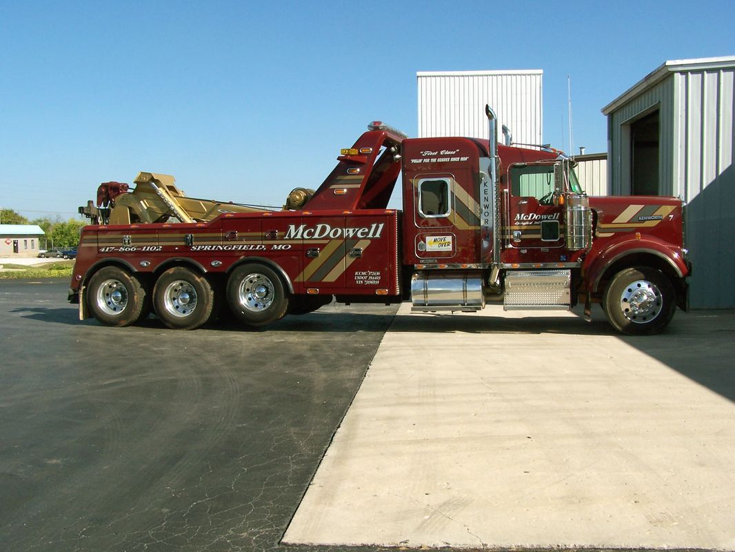 Red McDowell Fire Truck — Springfield, MO — Stripes and Stuff Graphics