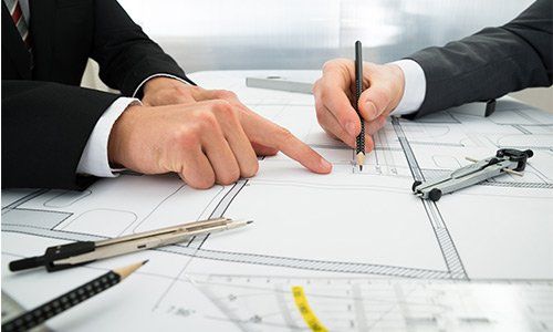 Architects planning project Architects planning project