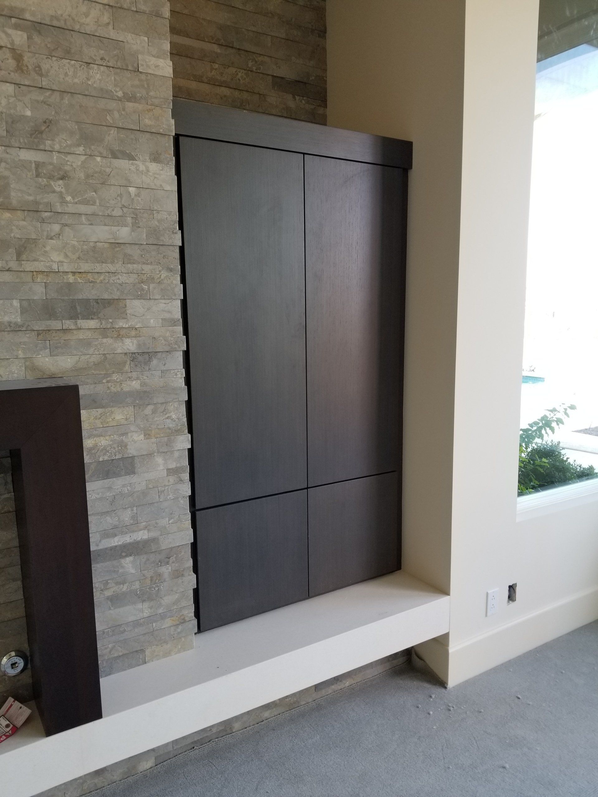 Custom Cabinet on Wall — Beaumont, CA — Absolute Cabinets Inc