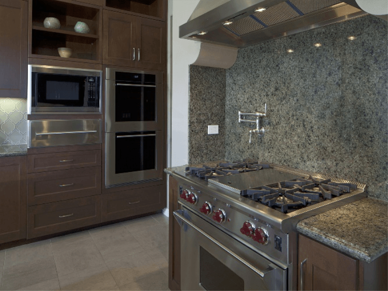Kitchen Cabinets with Marble Countertops — Beaumont, CA — Absolute Cabinets Inc Kitchen Cabinets with Marble Countertops — Beaumont, CA — Absolute Cabinets Inc