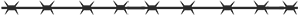 A repeating pattern of horizontal lines with intersecting 