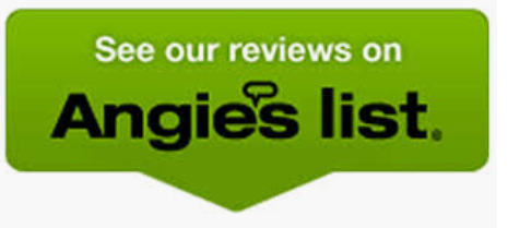 A green button that says `` see our reviews on angie 's list ''