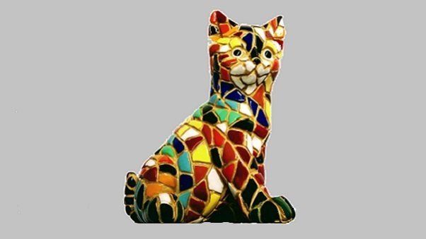 De kat heeft van nature een vacht met een mozaiekpatroon van haren met verschillende leeftijden