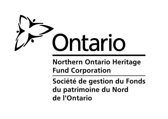 Logo of Ontario and the Northern Ontario Heritage Fund Corporation.