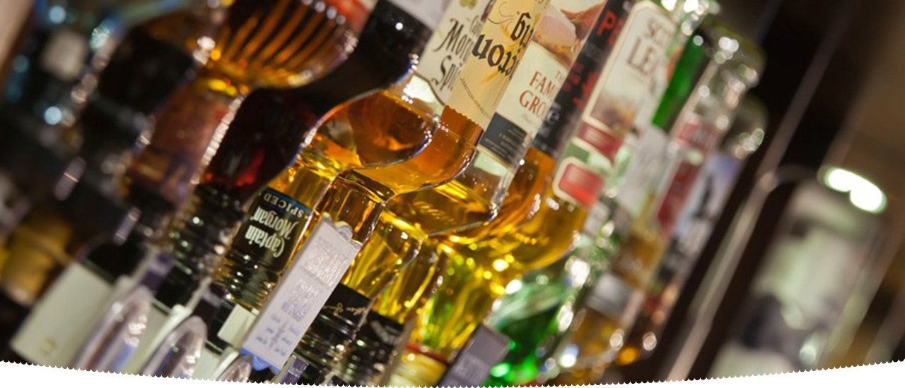 alcohol bottles
