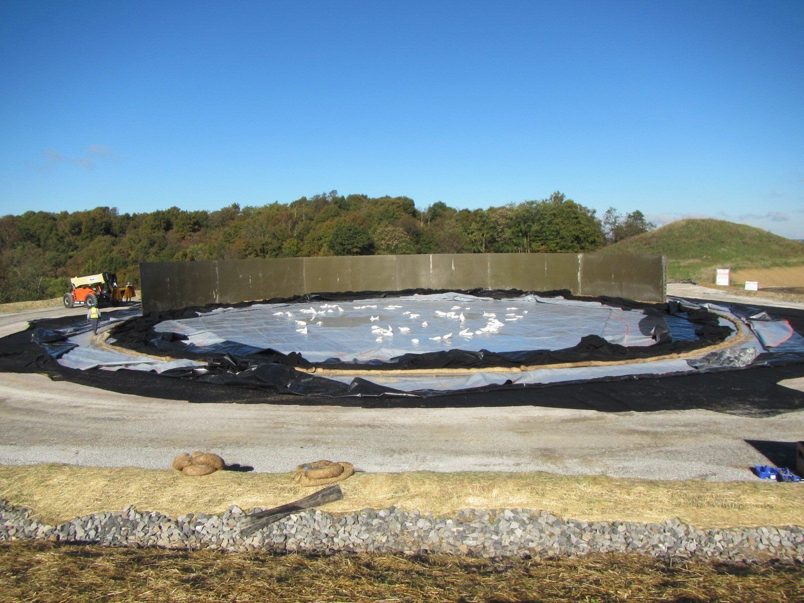 Aboveground Storage Tank being constructed | ARM Group Natural Gas Services