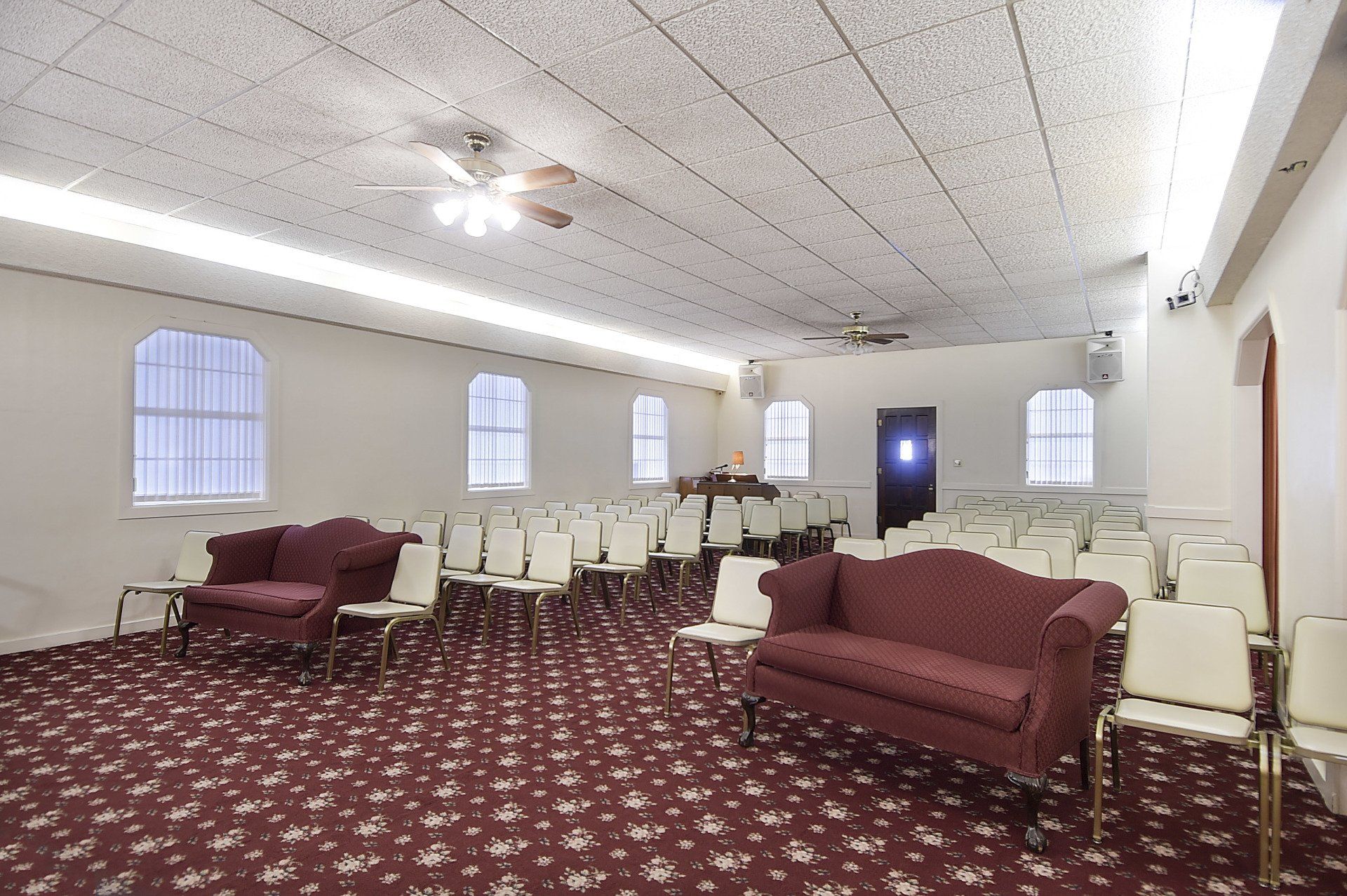 funeral home visitation room