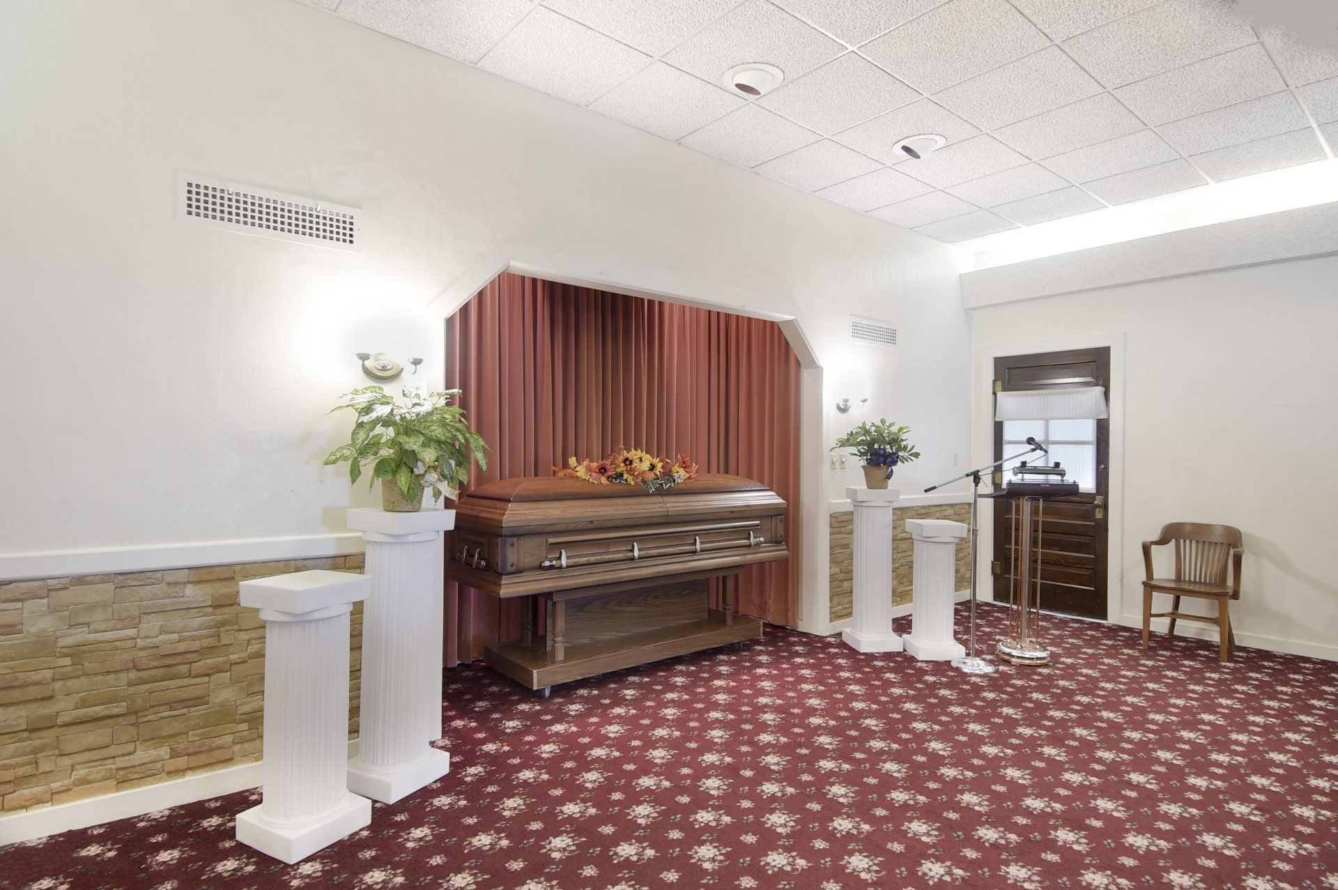 funeral home facility viewing