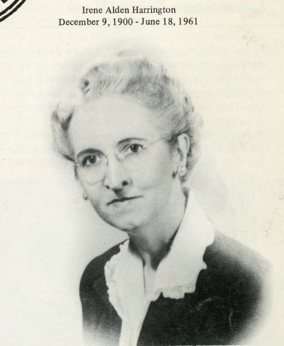 irene alden harrington funeral home history