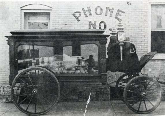 old horse drawn funeral home history