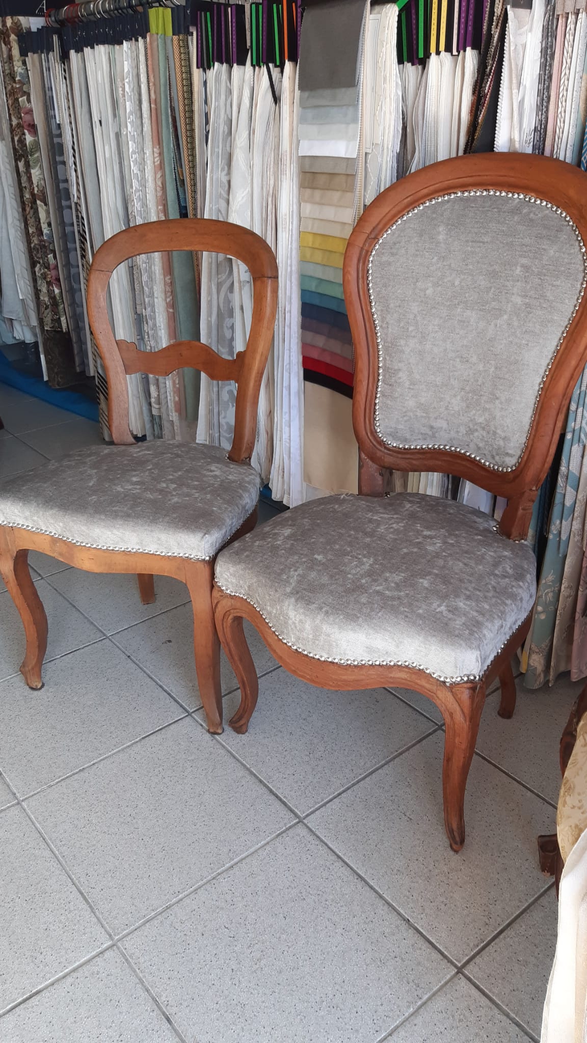 tappezzeria per sedie in legno