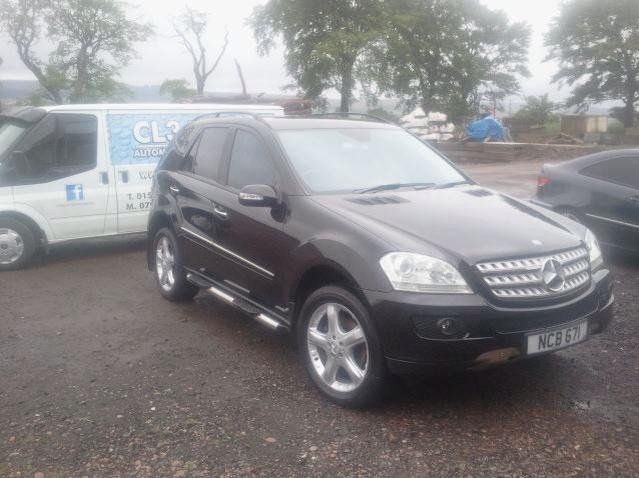 Black Mercedes 4x4 cleaned by Clean Me