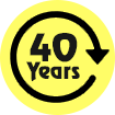 40 years experience 40 years experience