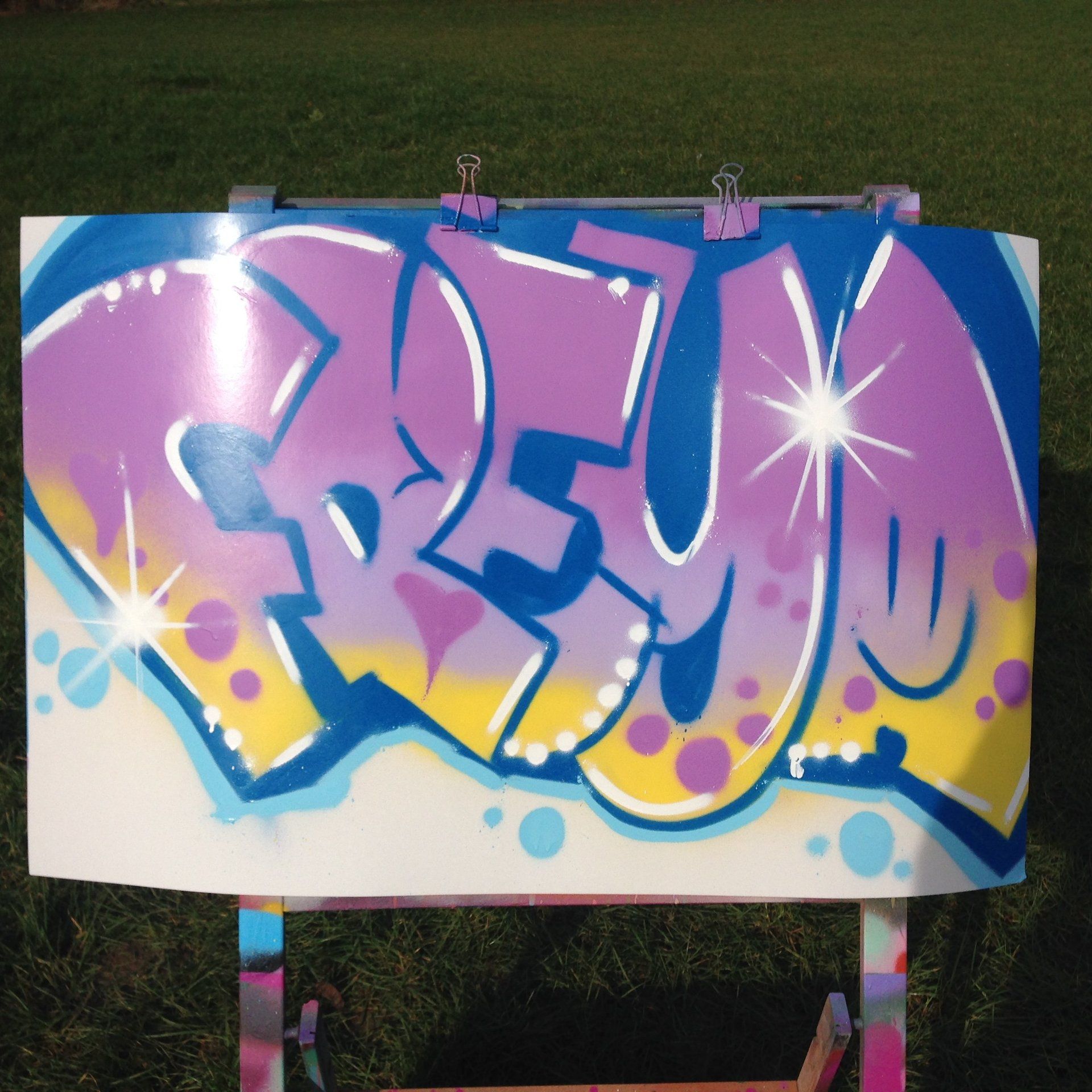 Kids graffiti birthday party