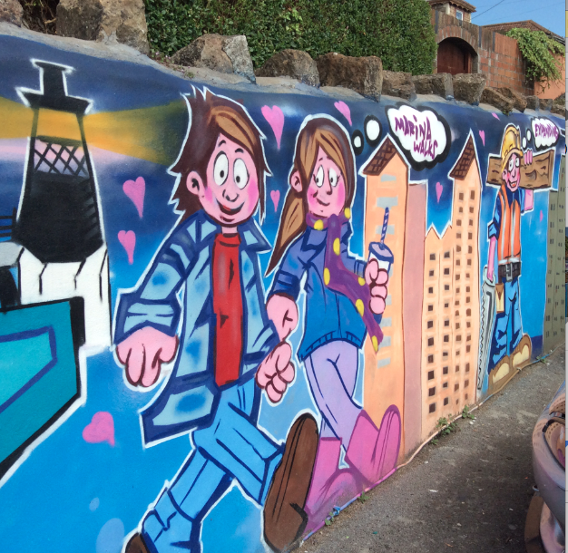 Youth club graffiti