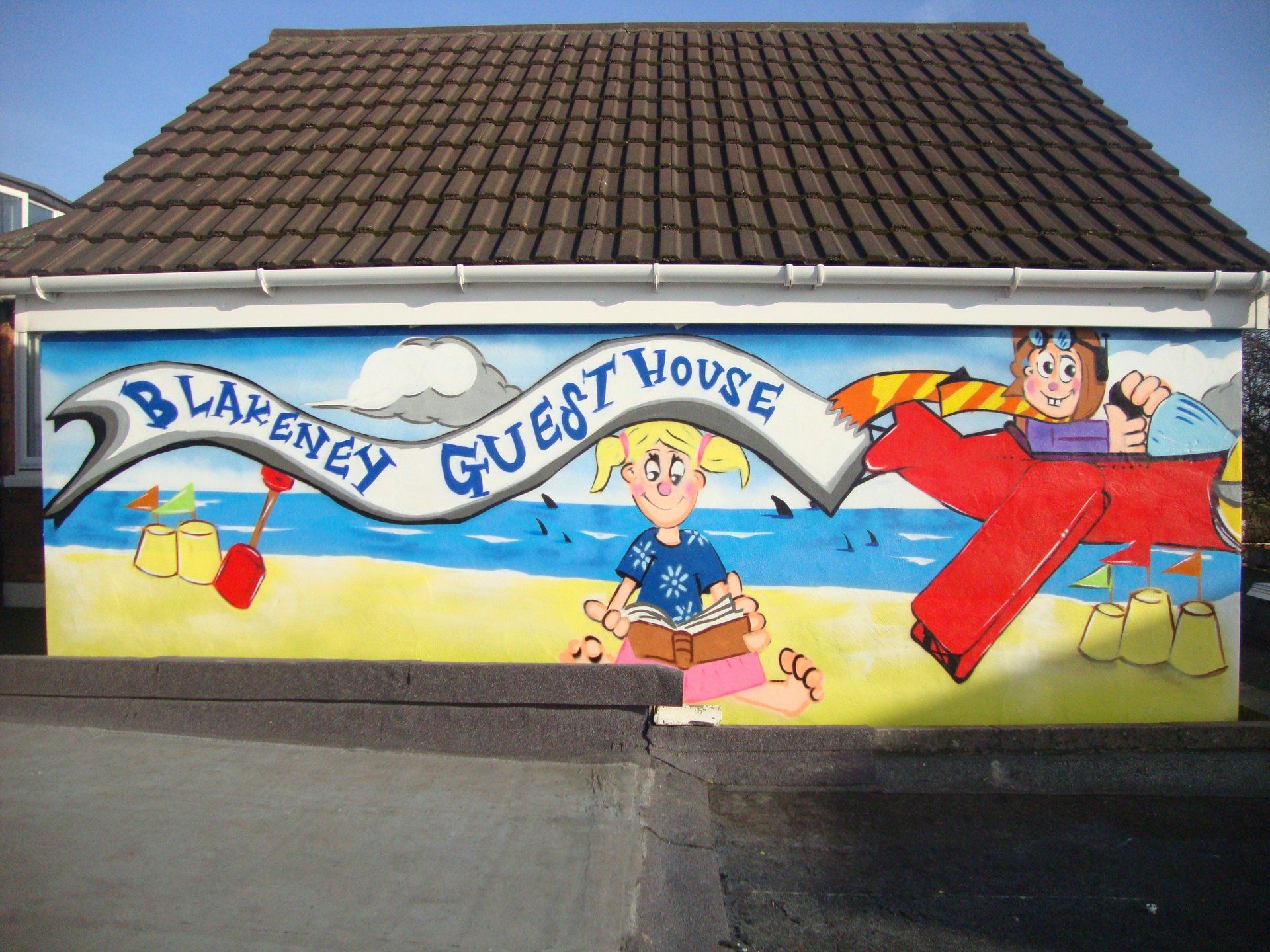 WSM graffiti mural