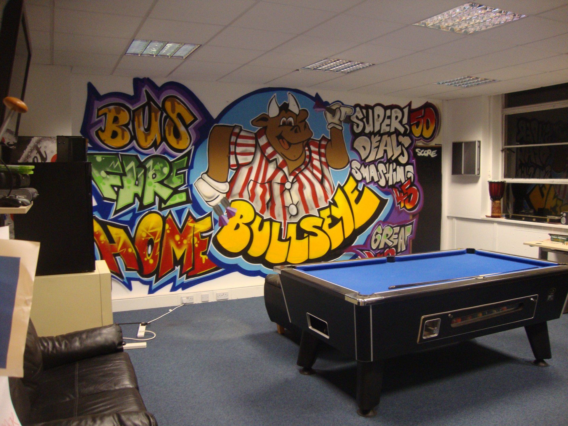 Office Graffiti Wall Art Mural In Central Bristol