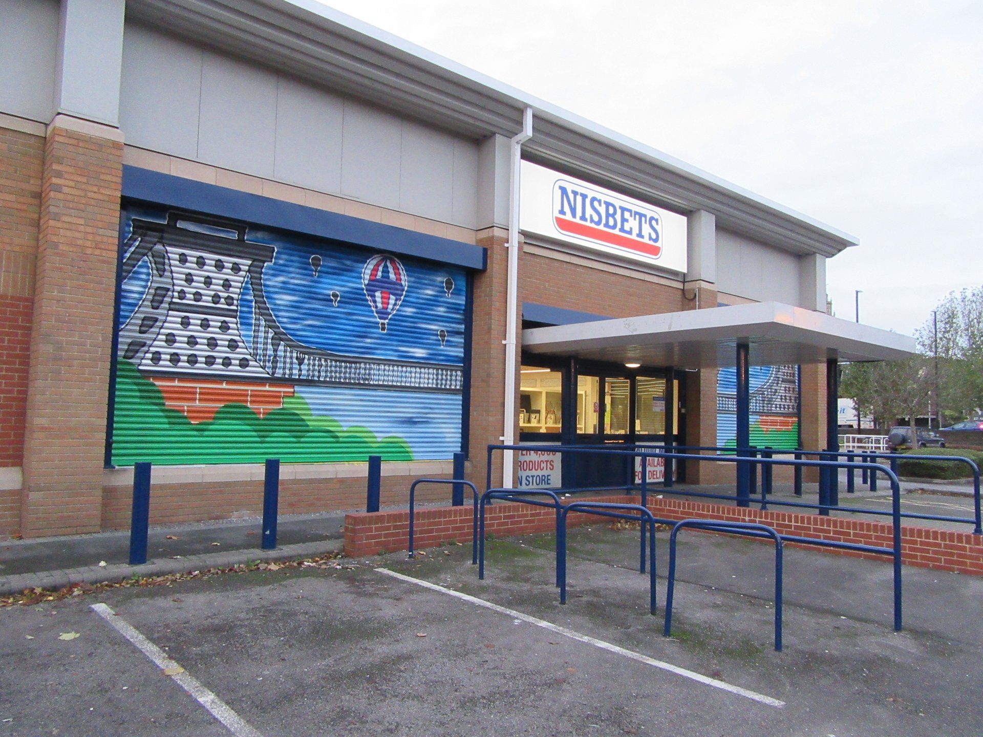 Roller Shutter Graffiti Comission Bristol