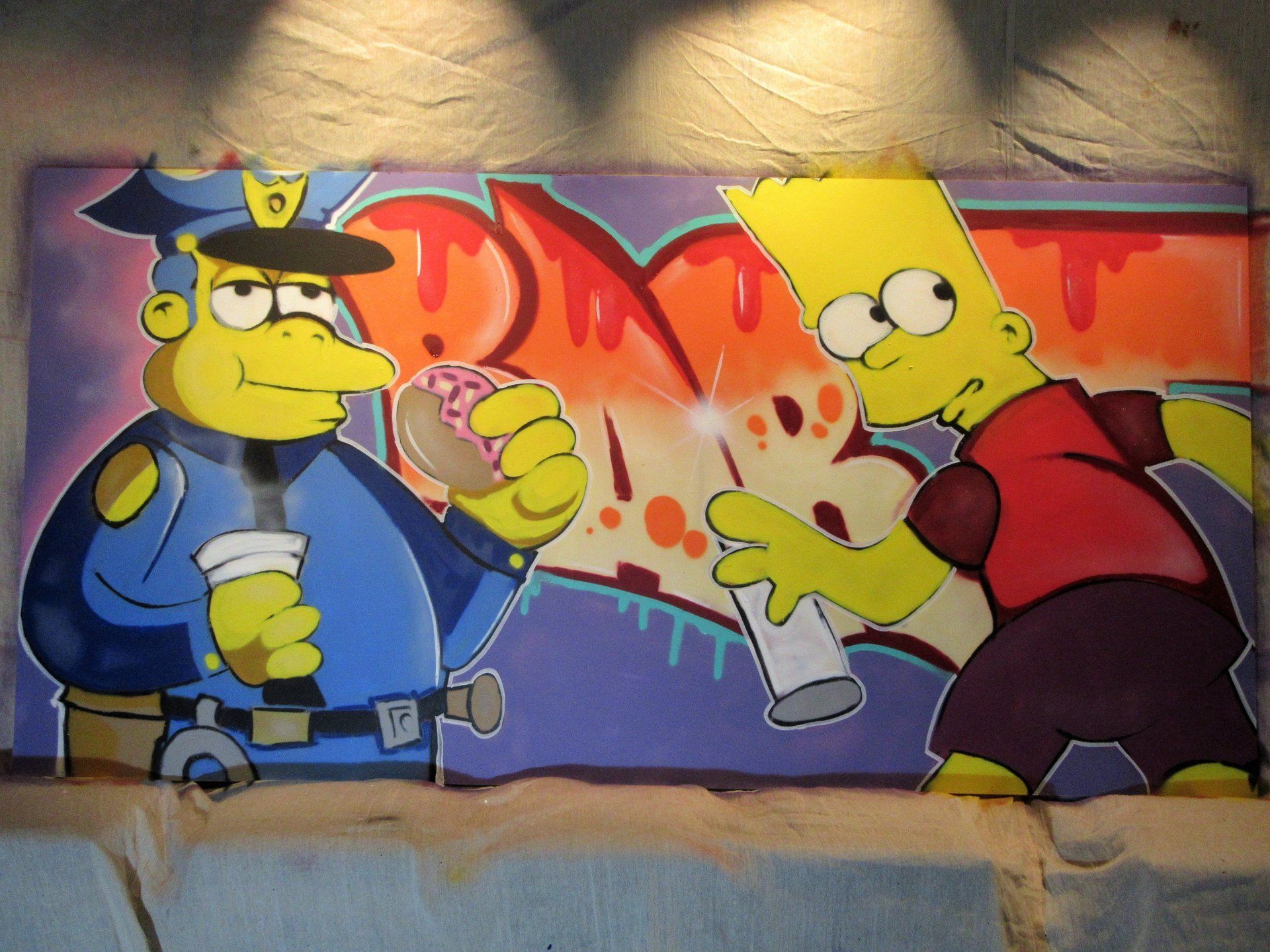 Cartoon Graffiti Board