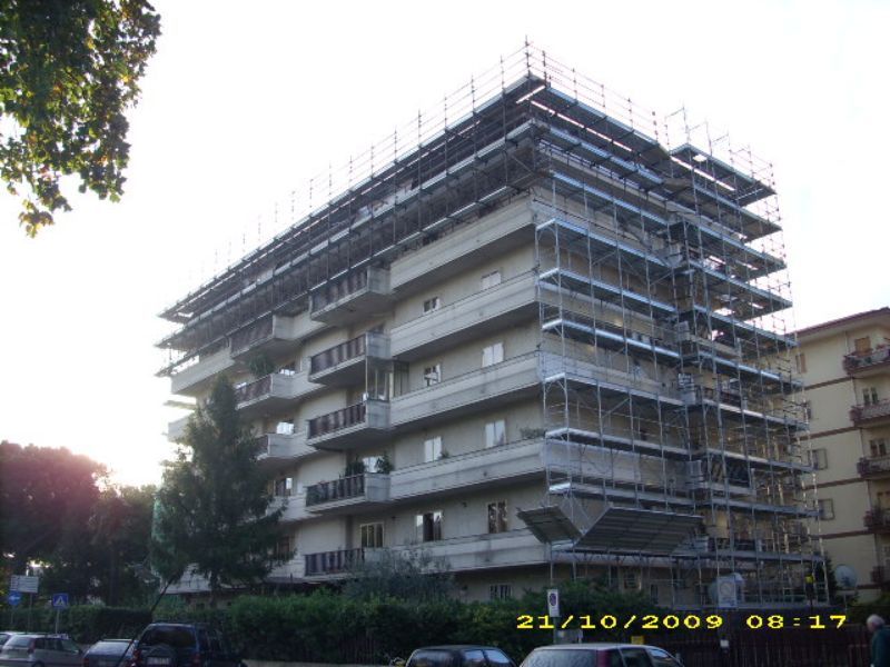 Ponteggio da balconata