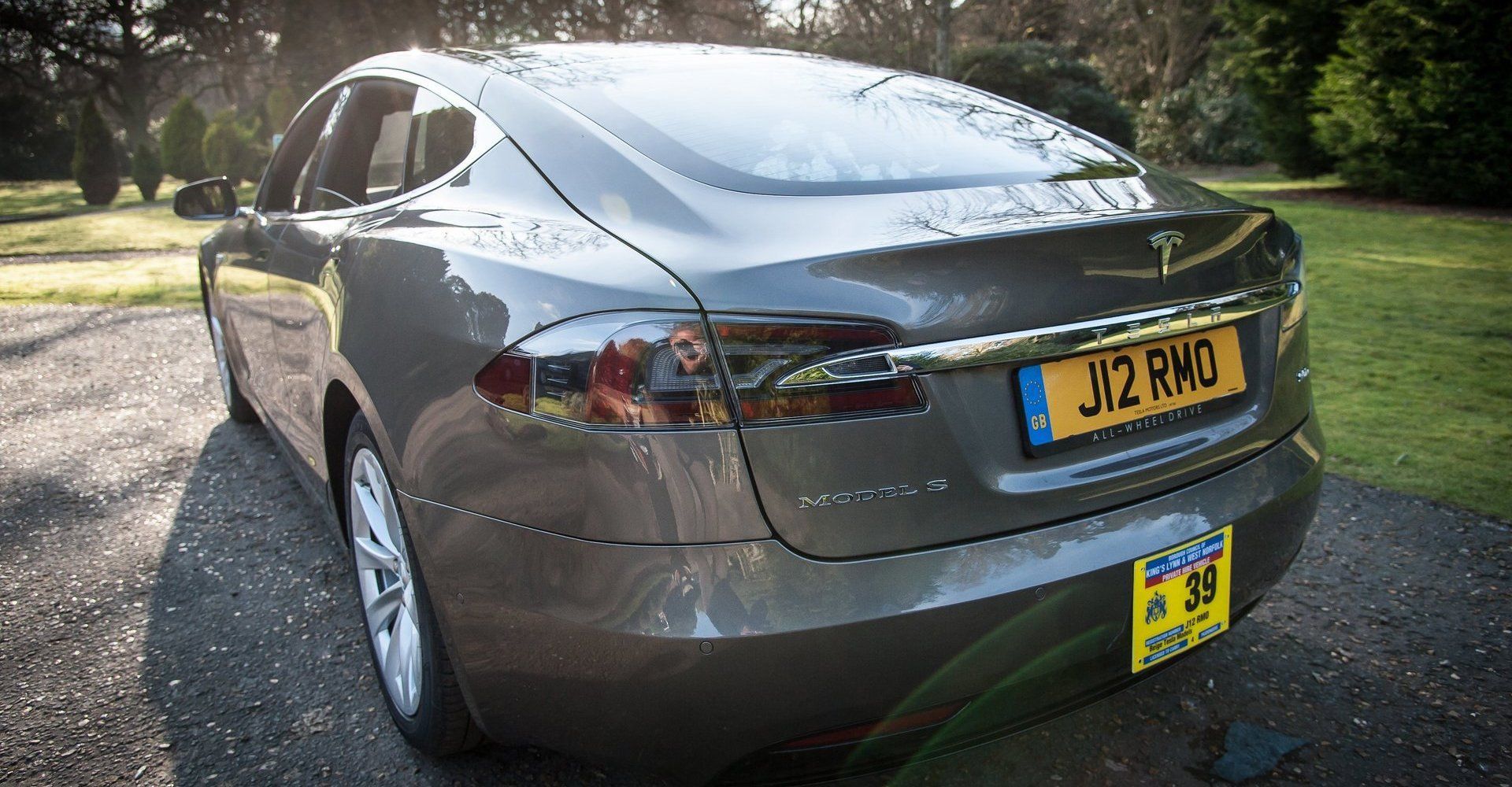 rear view of a car