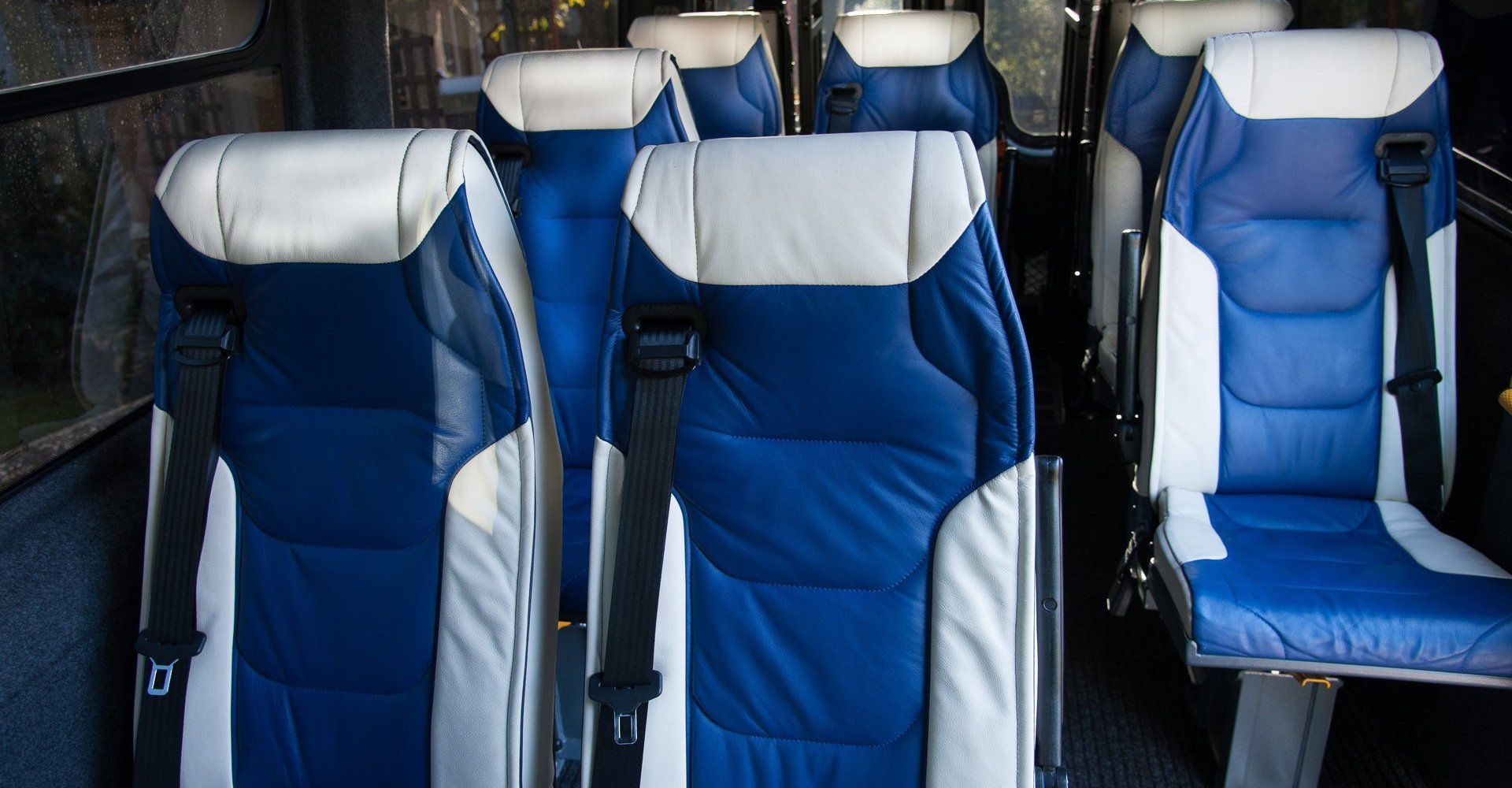 inside of minibus