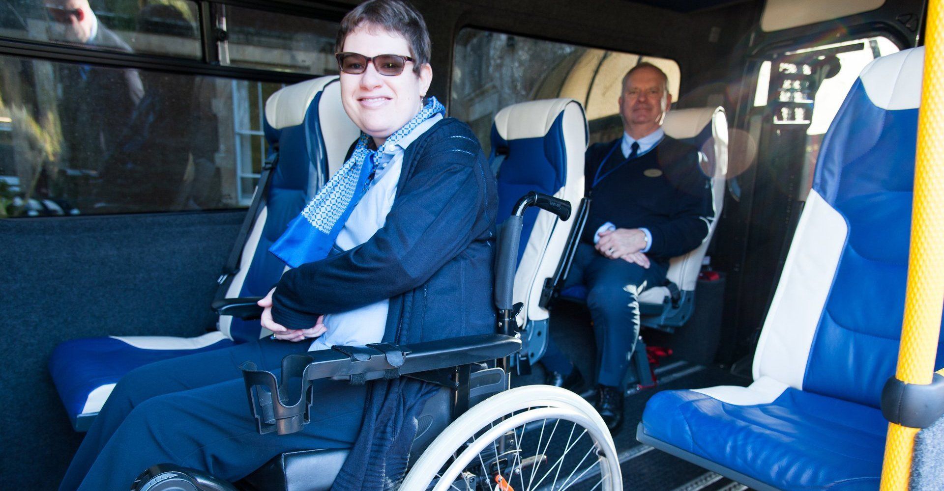 woman in wheelchair