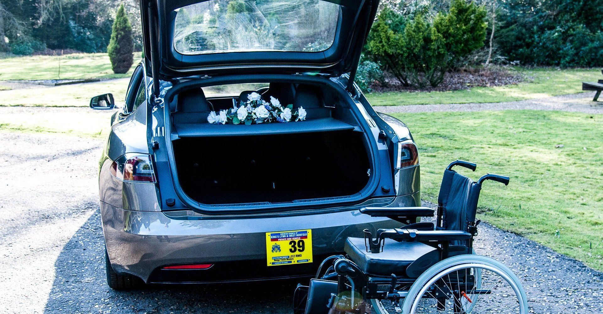 car with boot open