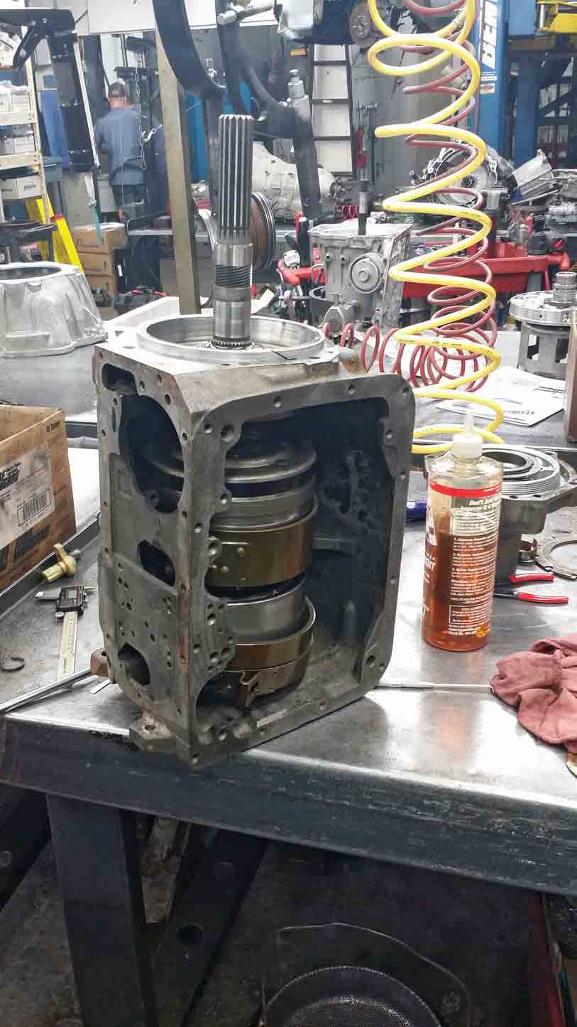 Step 07: The transmission is now ready for reassembly.
