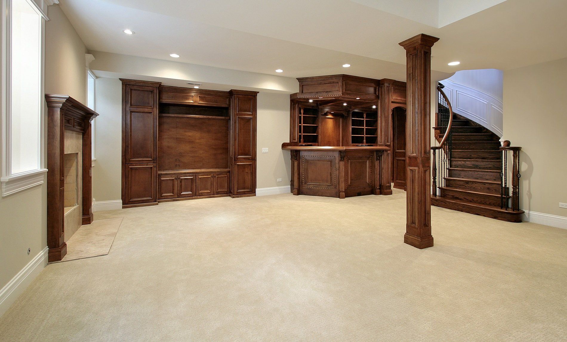 finished basement remodel