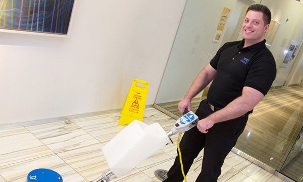 Floor polishing