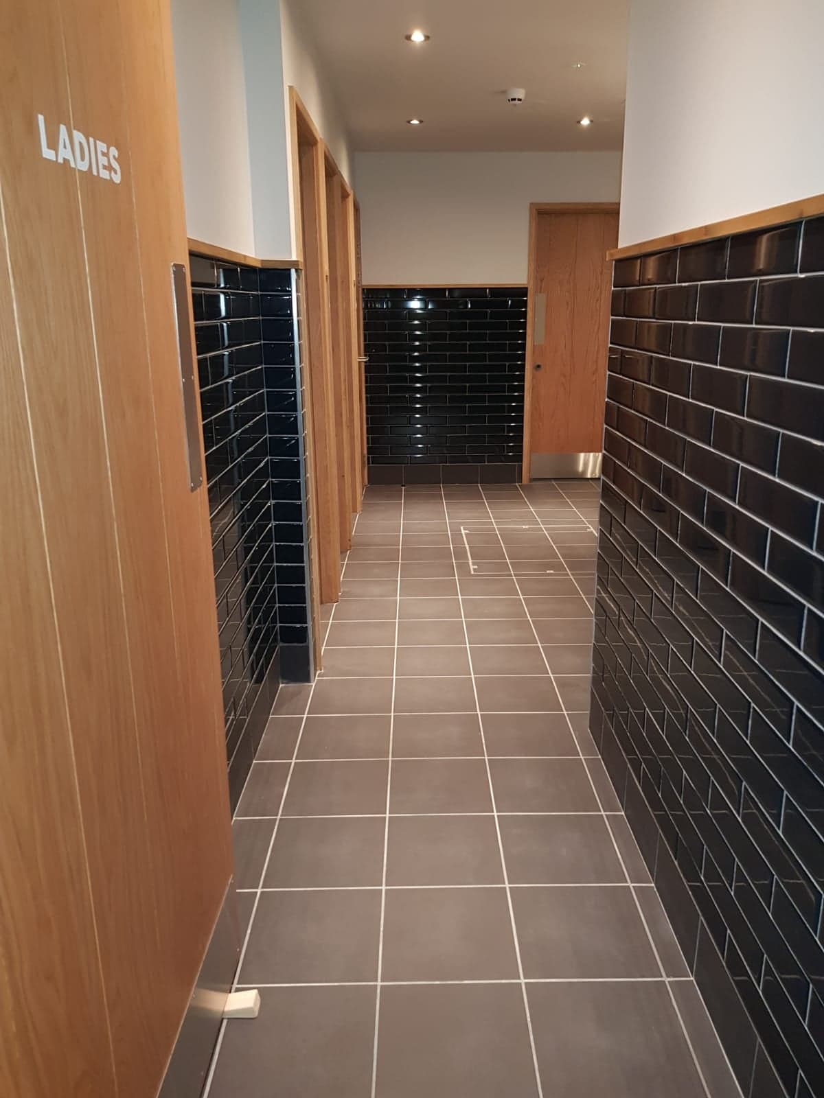 Builders clean