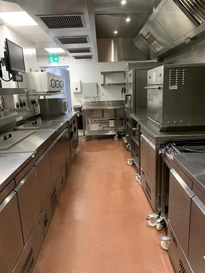 Builders clean