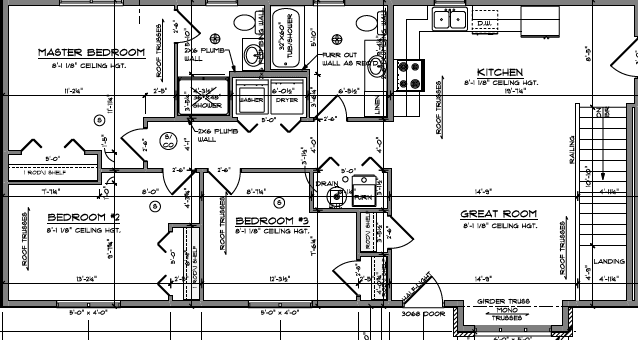 Model One: 3-Bedroom Standard