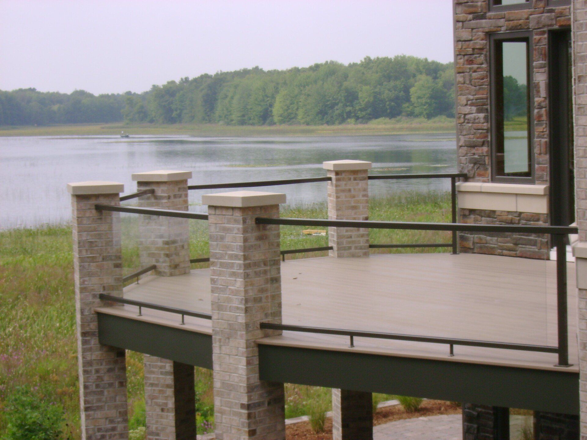 Balcony Glass Panel — Kalamazoo, MI — J&J Glass