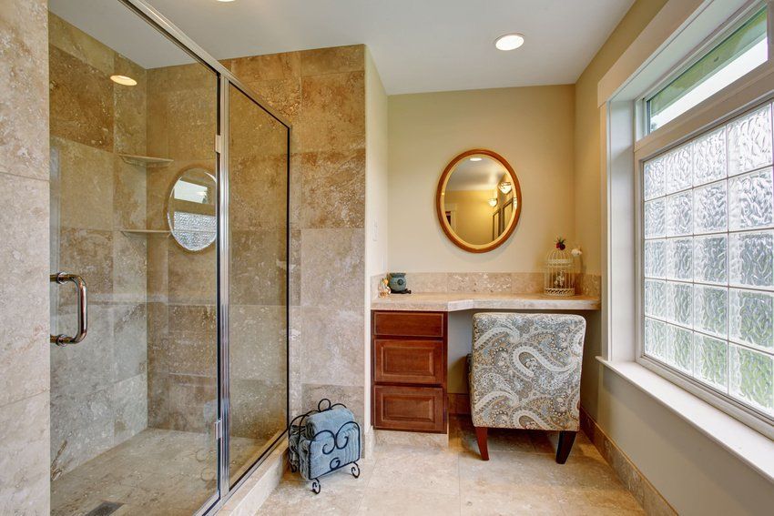 Glass Sliding Door On the Shower Room — Kalamazoo, MI — J&J Glass