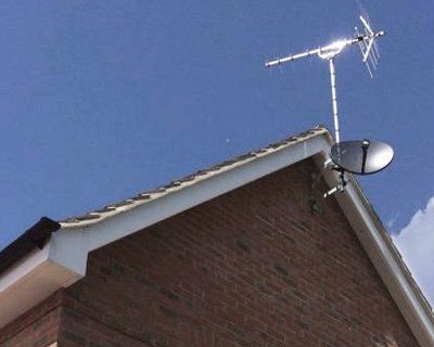 rooftop aerial set-up